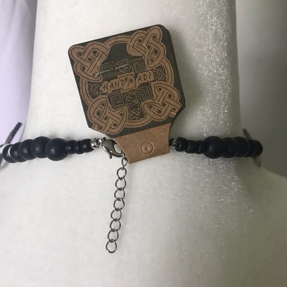 Bead & Faux Abalone Necklace BNWT - Picture 5 of 6